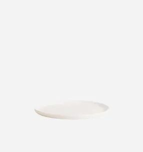 Tunisian Side Plate in Matte White