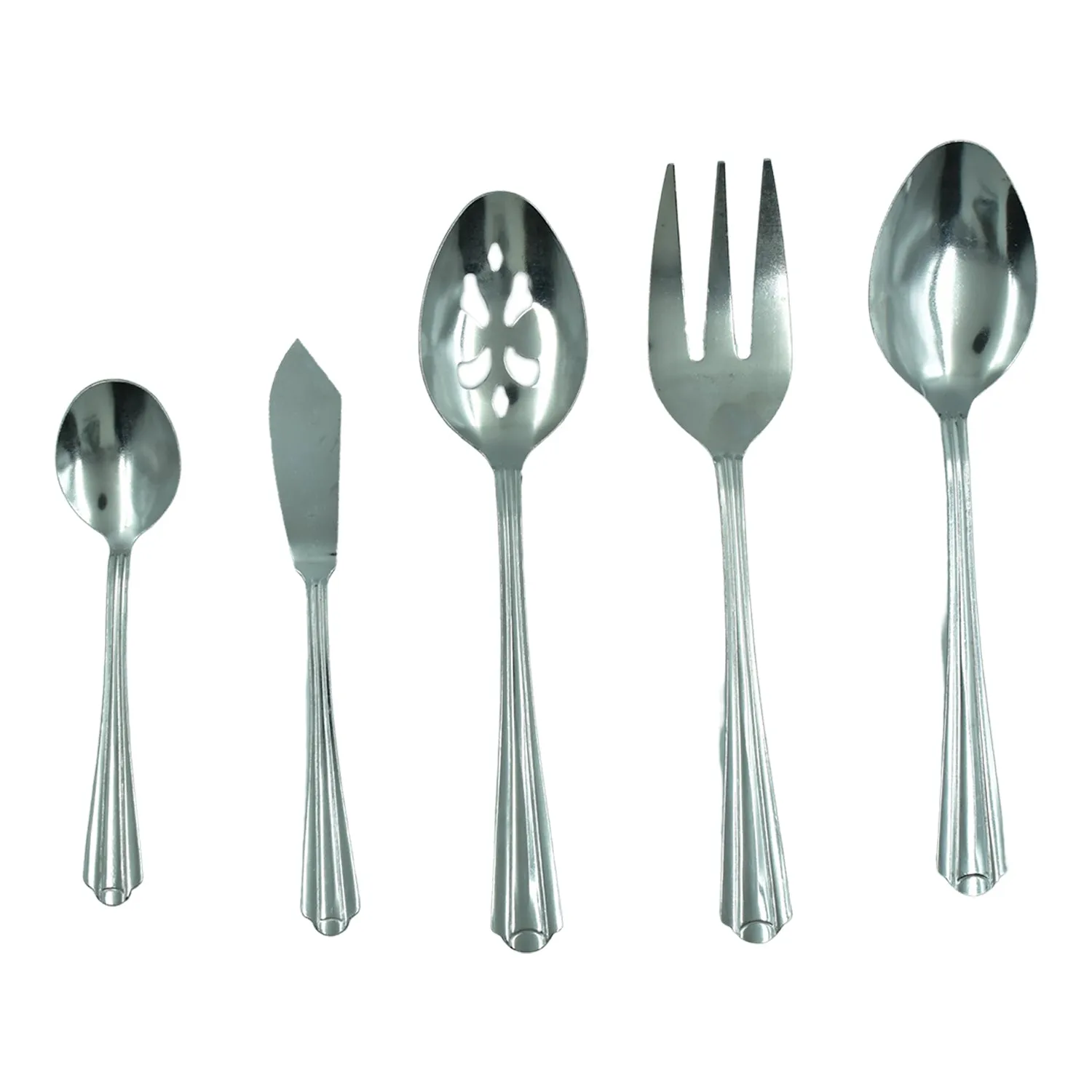 2769 45Pc Stainless steel Flatware Set Used For Dinner, Breakfast And Lunch Purposes In All Kinds Of Places.