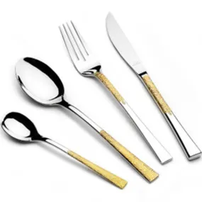 Arshia Premium Stainless Steel Cutlery Sets 26pcs Gold