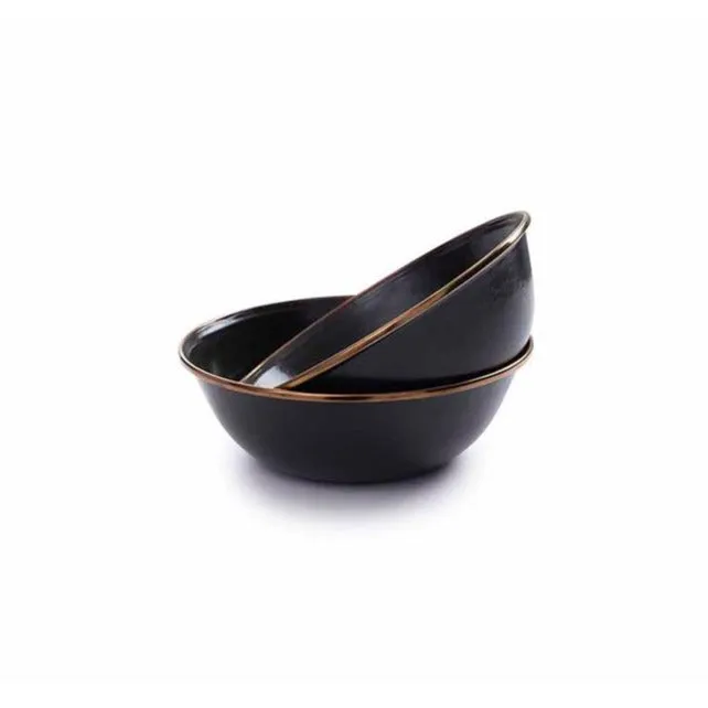 BAREBONES Enamel Bowl Set 2PK