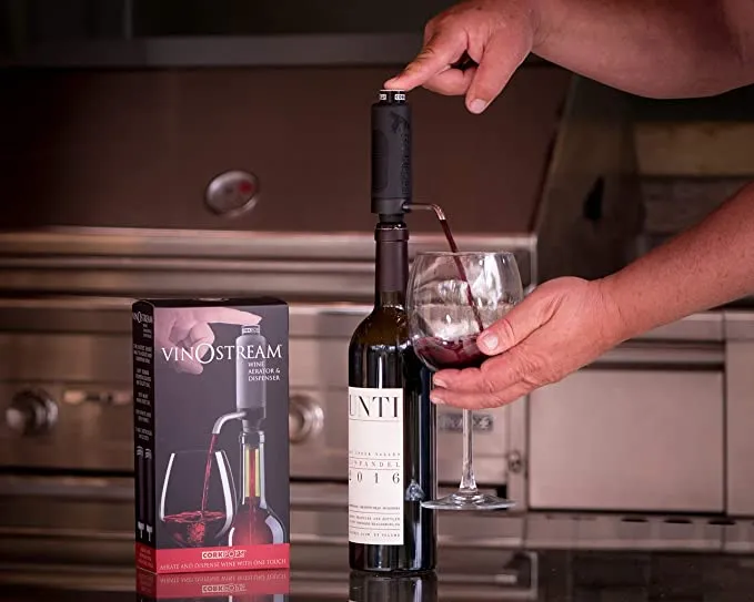 Cork Pops 2-in-1 Vinostream Wine Aerator & Dispenser