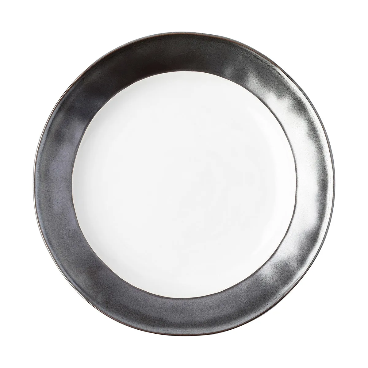 Emerson 4pc Place Setting - White/Pewter