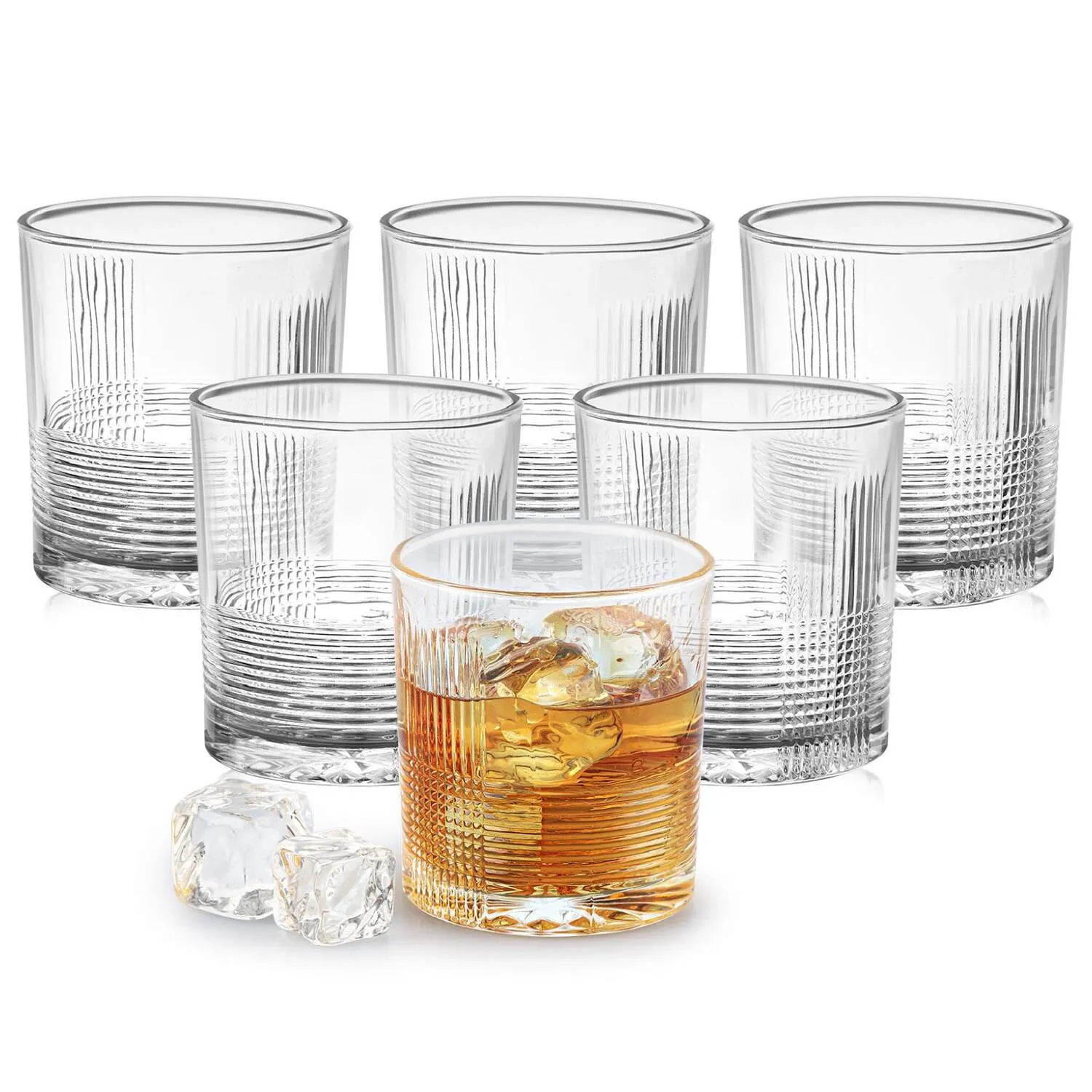 Enigma Glass Tumblers, Set of 6