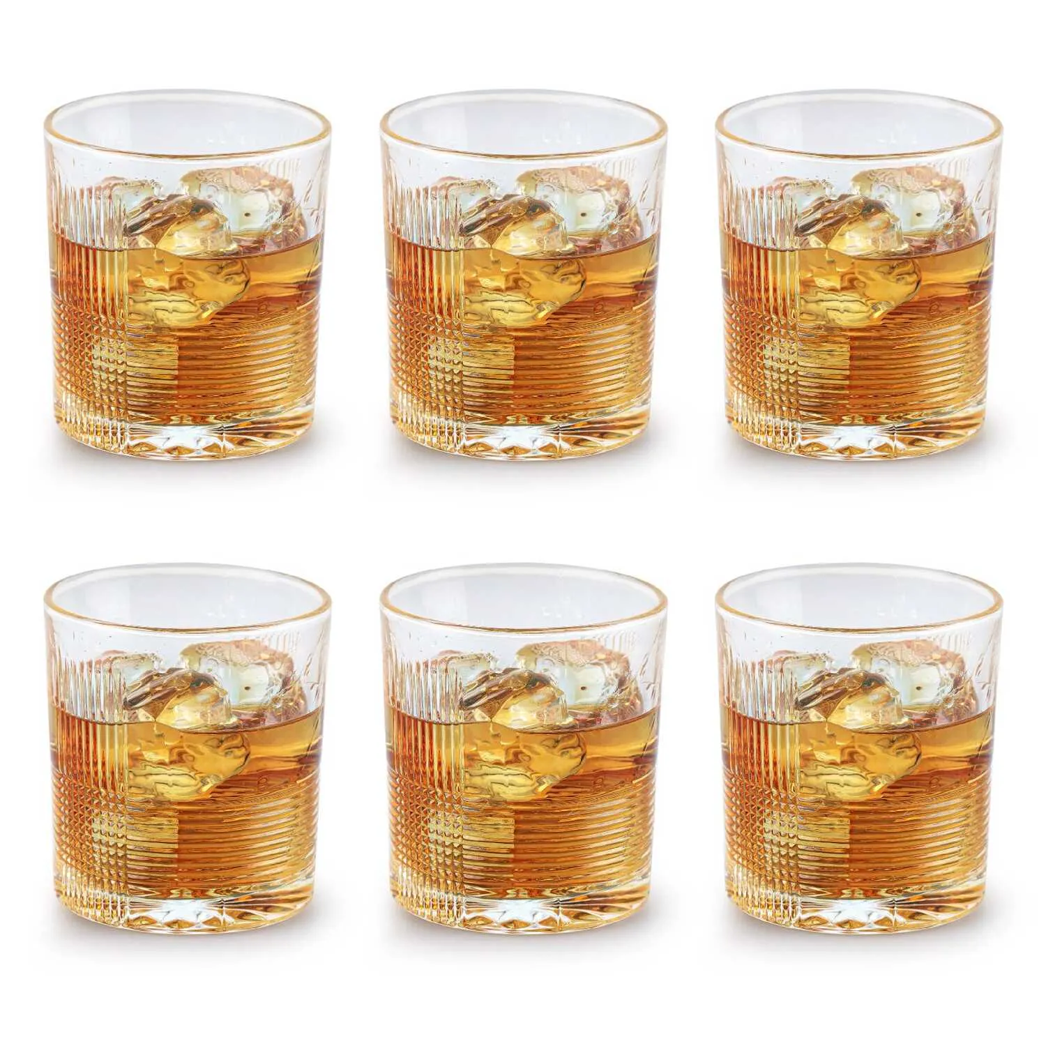 Enigma Glass Tumblers, Set of 6