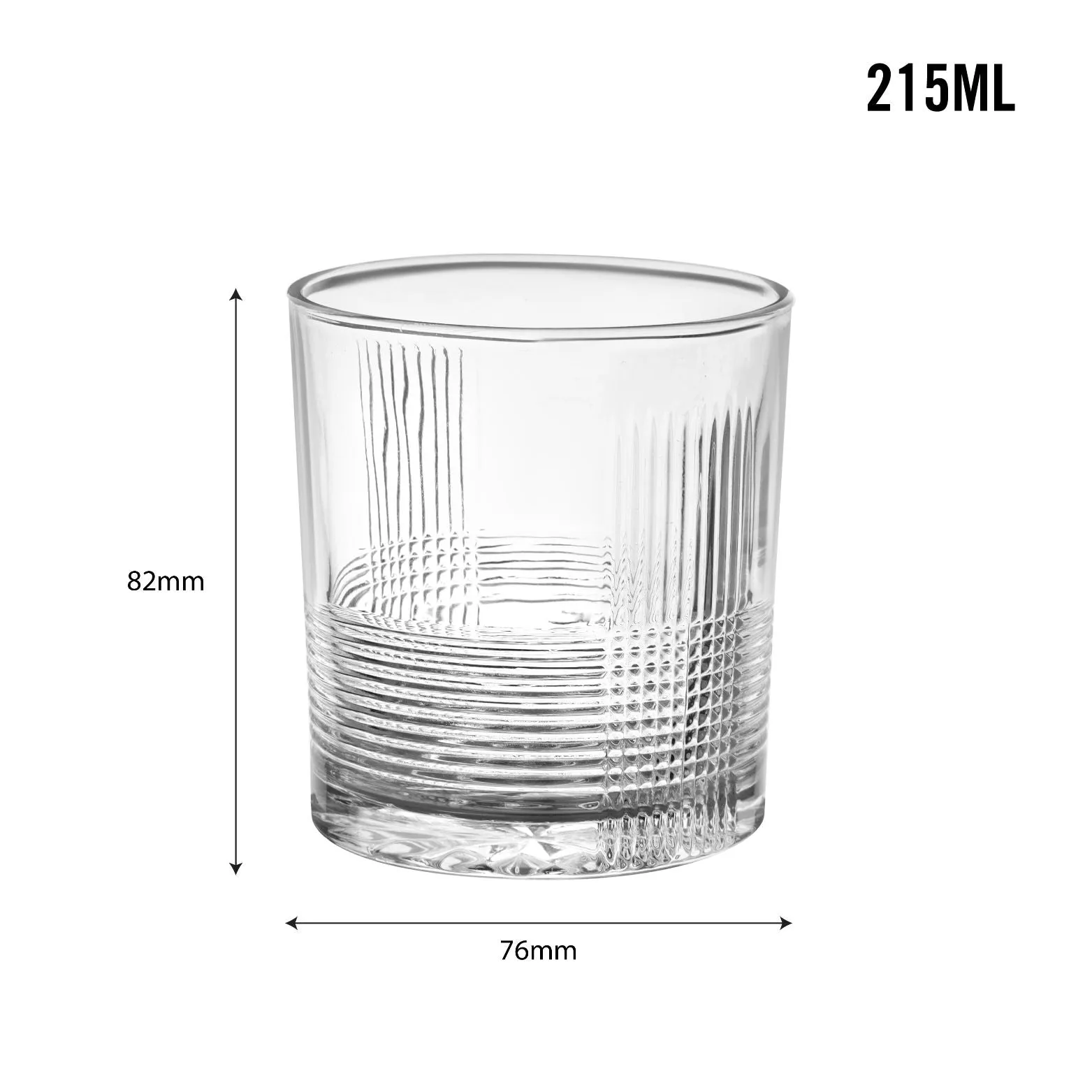 Enigma Glass Tumblers, Set of 6