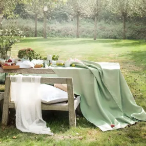 Florence Sage Green Table Linens by Alexandre Turpault