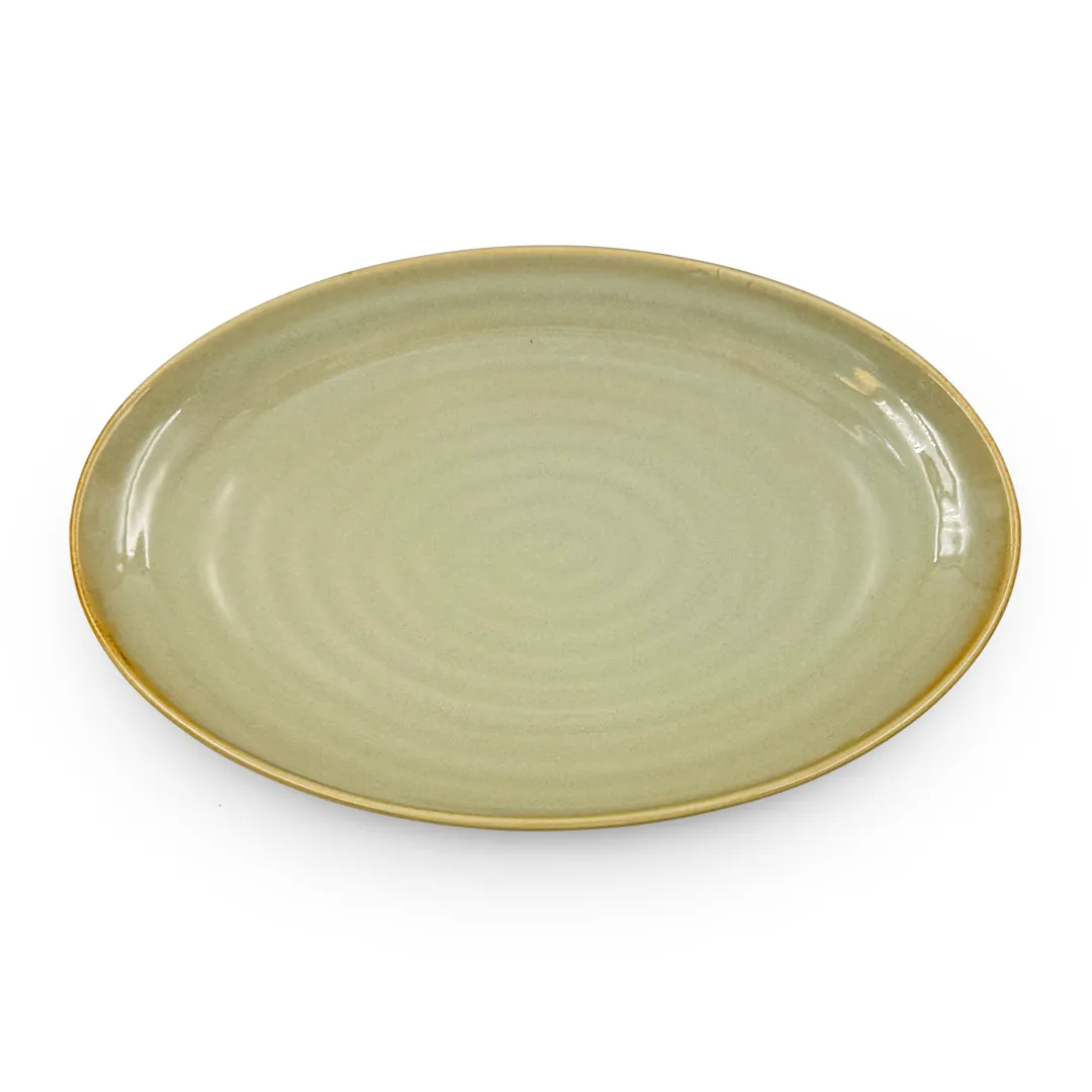 Golden Coast Oval Plate 10" dia