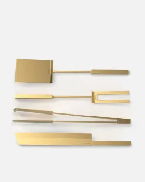 Grill Set, 14k Gold