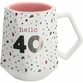 HELLO 40 17 OZ GEOMETRIC CUP