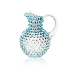 Hobnail Jug - 2L Round - Underlay Azure