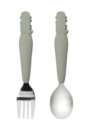 Kids Spoon and Fork Set - Born To Be Wild