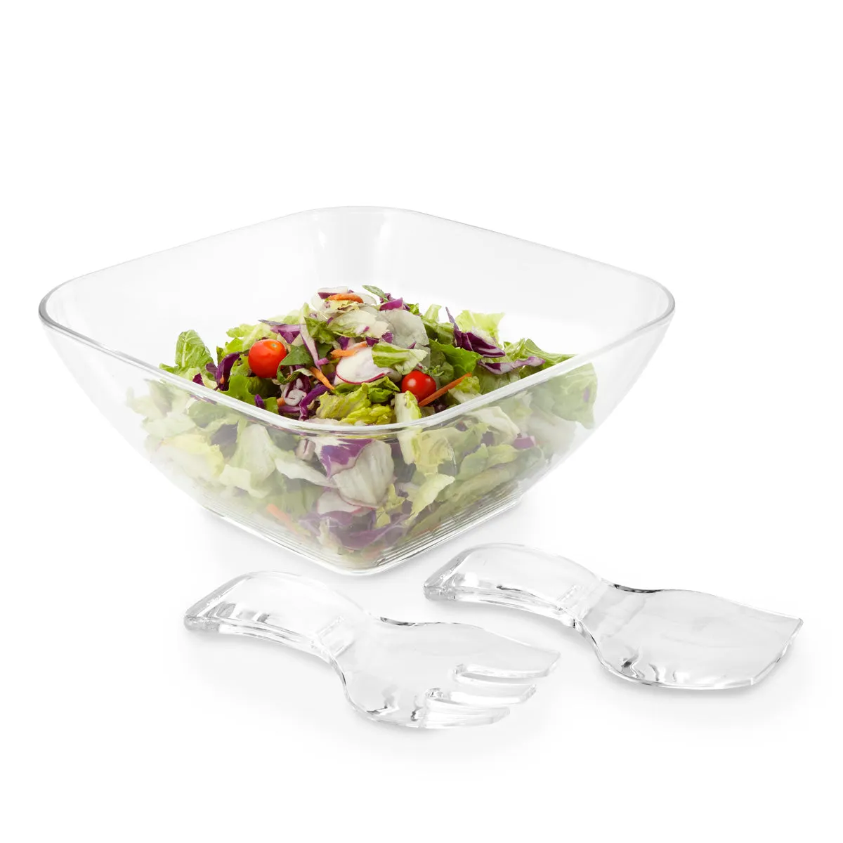 Large Square Salad Bowl