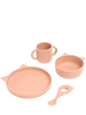 Liewood   Kitty Vivi silicone tableware set 