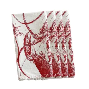 Lobster Dinner Napkins - Set of 4