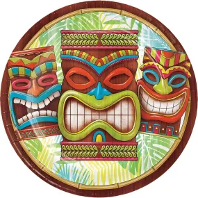 Luau - 9" Tiki Time Dinner Plates (8ct)