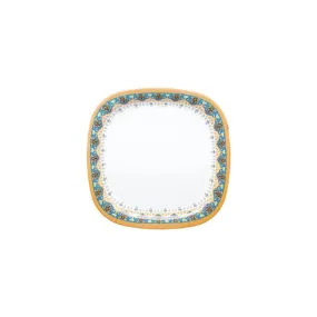 Melamine Printed Square Dinner Plate Set of 6