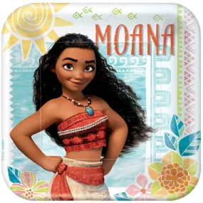 Moana - 9" Square Plates (8ct)