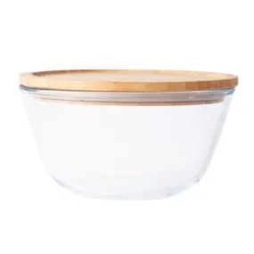 Pebbly Mixing Bowl with Bamboo Lid 2.6L