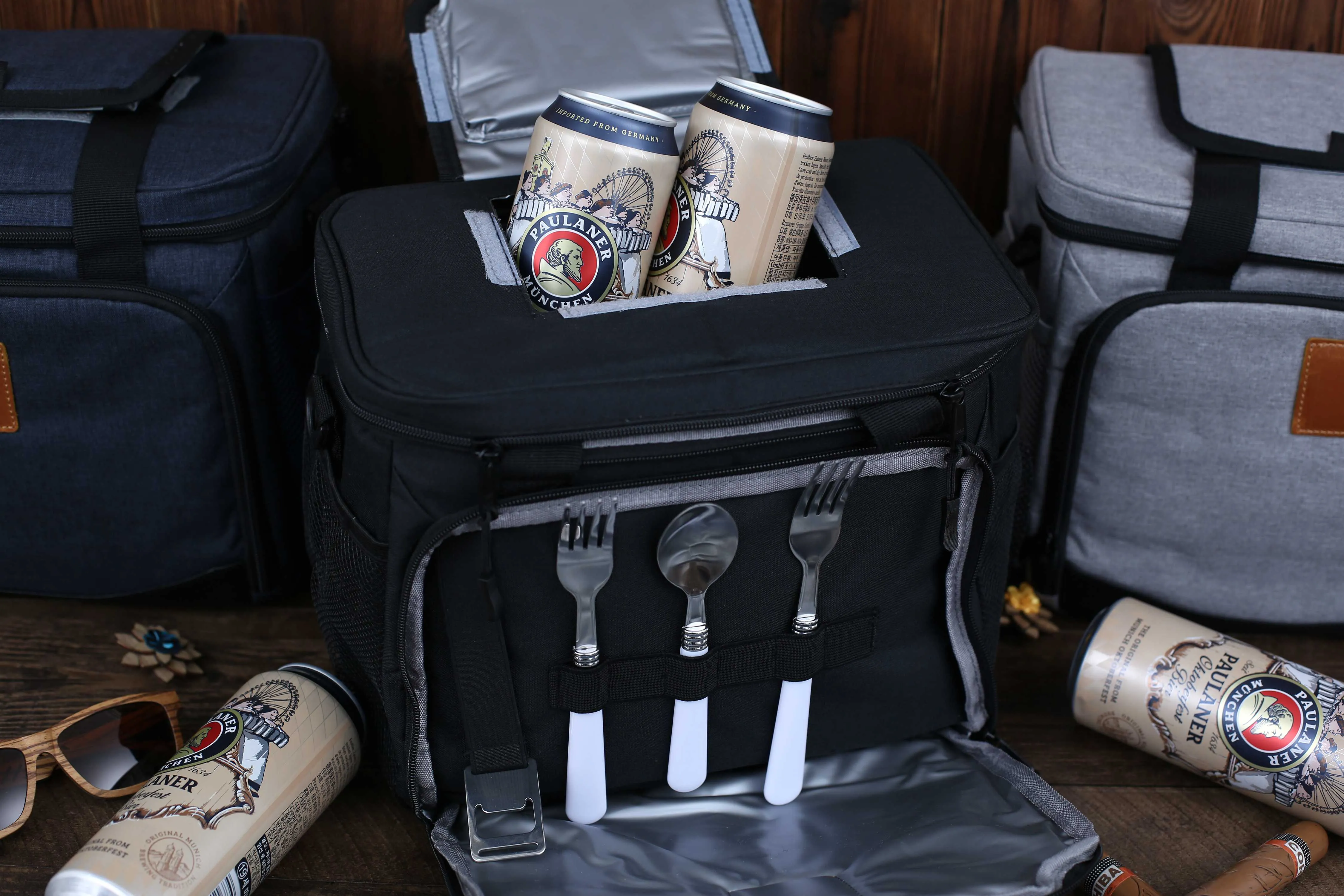 Personalized Groomsmen Gift Cooler Bag with Strap Groomsmen Cooler Beer Bag Custom Gift for Men Monogrammed Cooler Bag Valentine's Day Gift