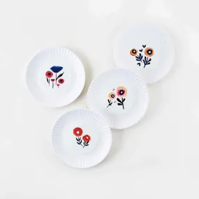 Poppies Matte Melamine Plate Set (7.5 inch)