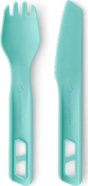 Sea To Summit Passage Cutlery Set 2 Pieces Aqua Sea Blue | Buy Sea To Summit Passage Cutlery Set 2 Pieces Aqua Sea Blue here | Outnorth