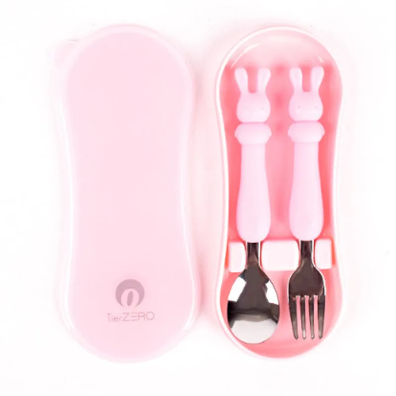 TierZero Silicone Spoon & Fork Set   Case