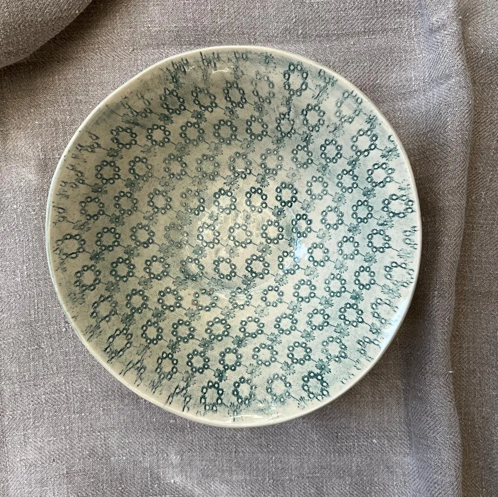 Wonki Ware Pasta Bowl - Marine Lace