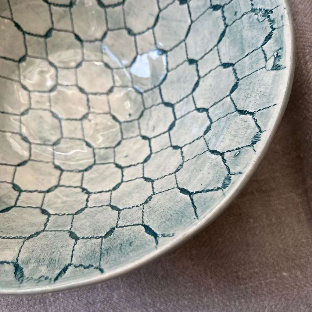 Wonki Ware Pasta Bowl - Marine Lace