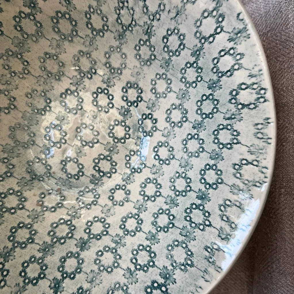 Wonki Ware Pasta Bowl - Marine Lace