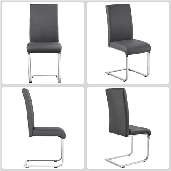 Yaheetech 6PCS Dining Chairs Modern Kitchen Chairs