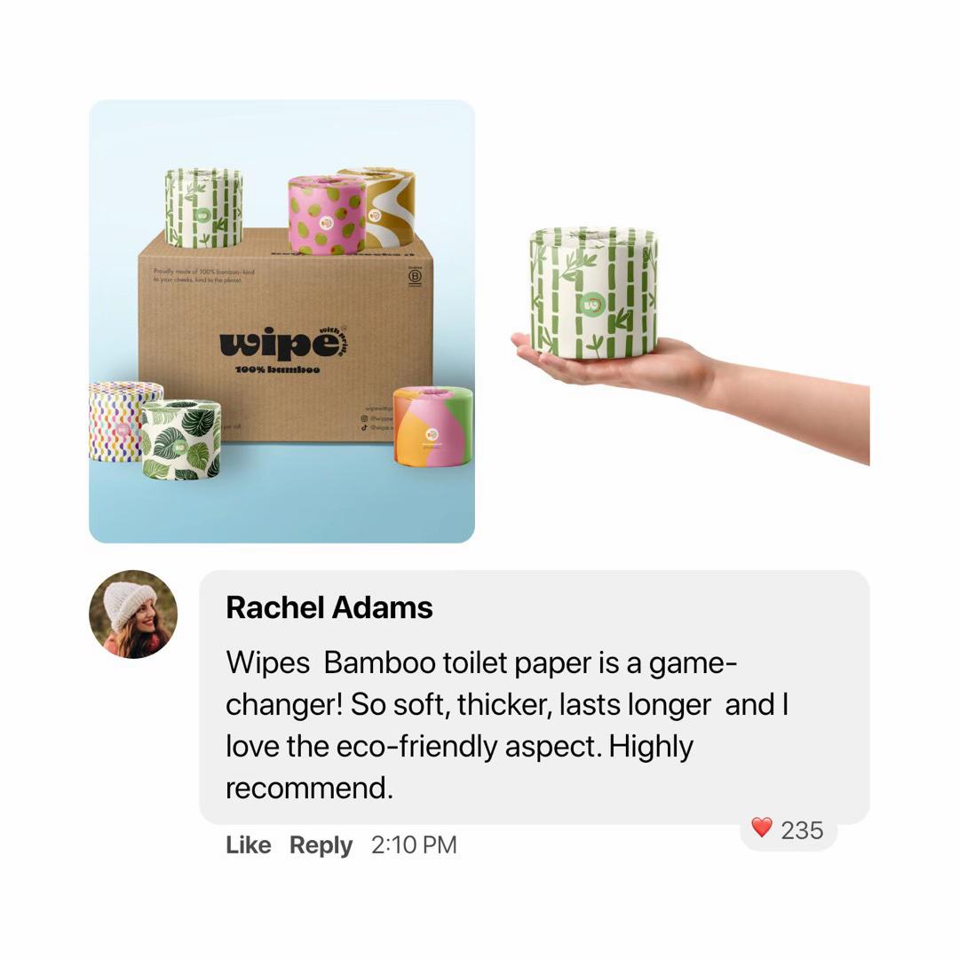 48 Rolls 100% Pure Bamboo Toilet Paper - Image 2