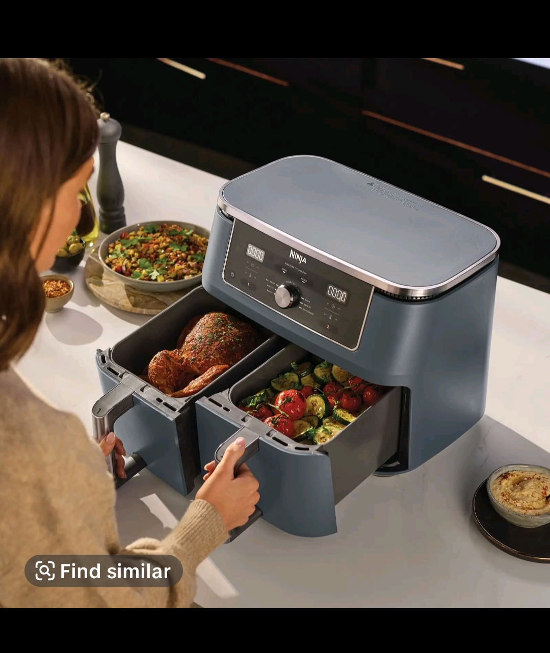 Ninja 9.5L 6-in-1 Dual Air Fryer - Image 3